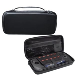 For Steam Deck OLED Hard Shell Protective Case PU Leather Portable Carry Bag with 10 Game Card Slots
